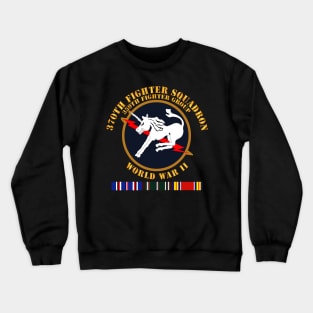 370th Fighter Squadron - WWII w SVC Crewneck Sweatshirt